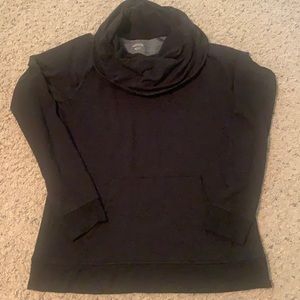 Lightweight cowl neck sweatshirt